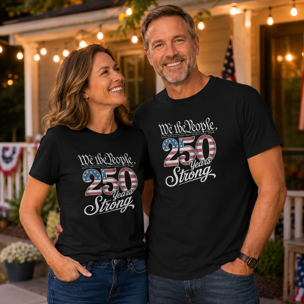 We The People 250 Years Strong Shirt | USA 250th Birthday Patriotic T-Shirt
